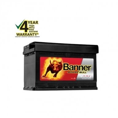 Akumuliatorius Banner Power Bull PRO 77Ah 700A 12V 278x175x190mm