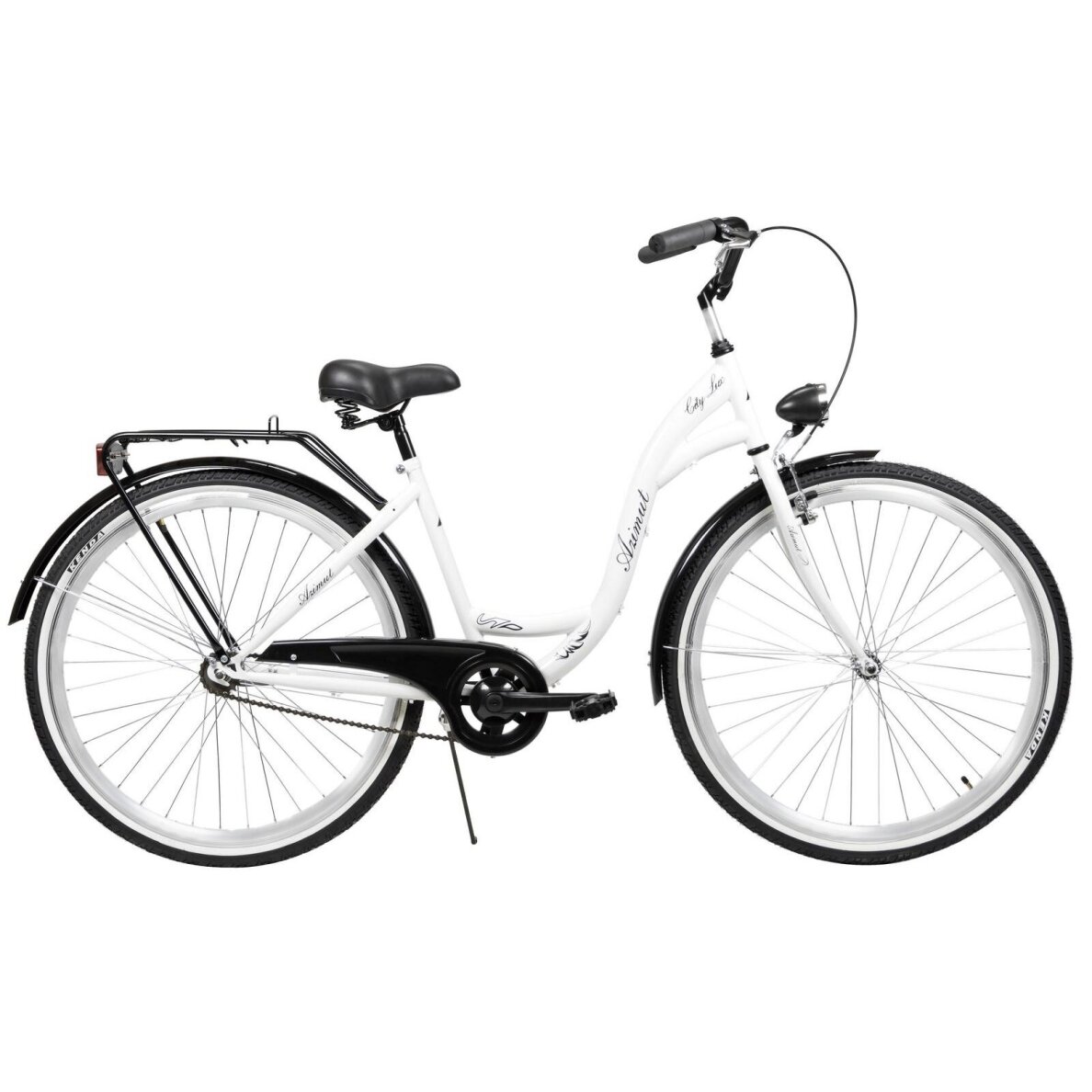 Dviratis AZIMUT City Lux 28" 2025 white-black 2