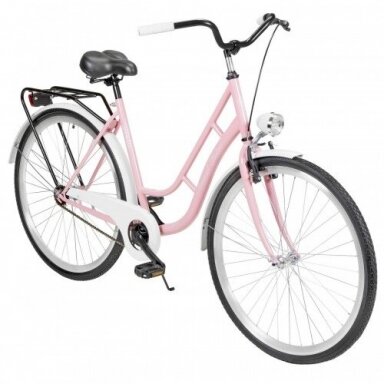 Dviratis AZIMUT Retro 28" light pink