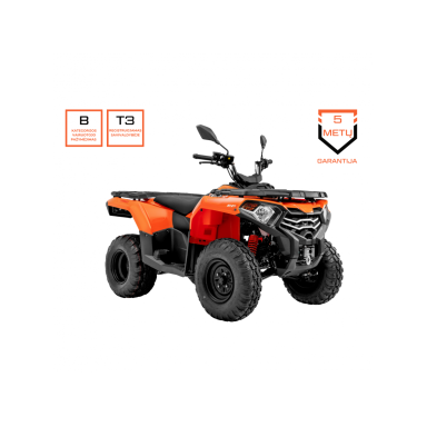 Keturratis motociklas Loncin XWOLF 300 orange