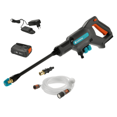 Plovykla akumuliatorinė GARDENA AquaClean 24/18V P4A su baterija Plovykla akumuliatorinė GARDENA AquaClean 24/18V P4A su baterija