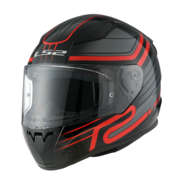 Šalmas LS2 FF353 RAPID II BLACK RED-06 Šalmas LS2 FF353 RAPID II BLACK RED-06