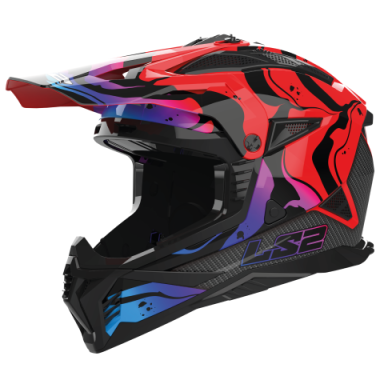 Šalmas LS2 MX708 FAST II WASH RED-06 Šalmas LS2 MX708 FAST II WASH RED-06